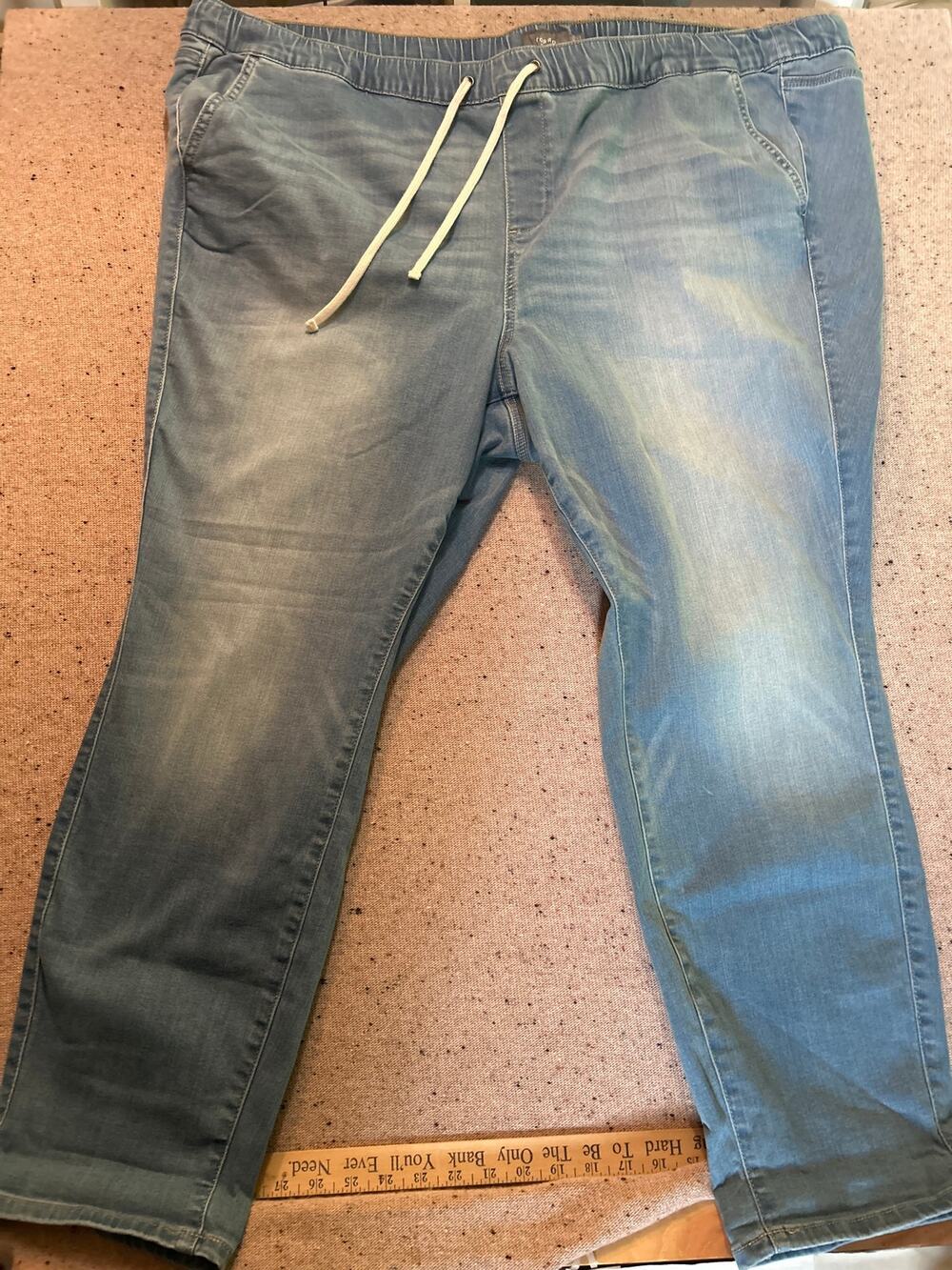 Torrid 4R Drawstring Jogger Style Stretch Jeans Medium Wash